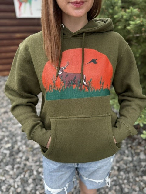 Hunter's Way Hoodie | Army Green