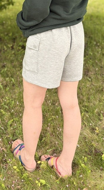 Pull On Cargo Tie Waist Short