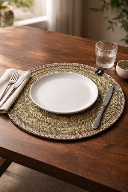Overstitch Seagrass Placemat