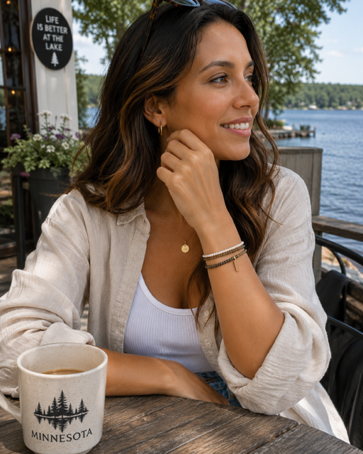 Bead Triple Wrap Bracelet