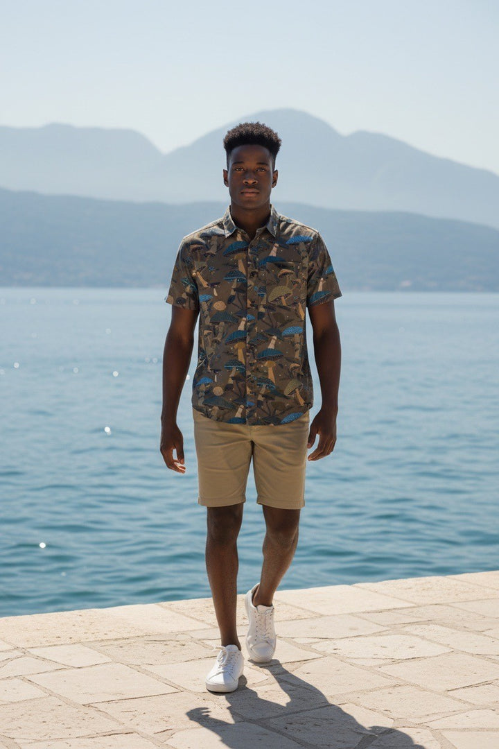 Festaruski Button Printed Shirt