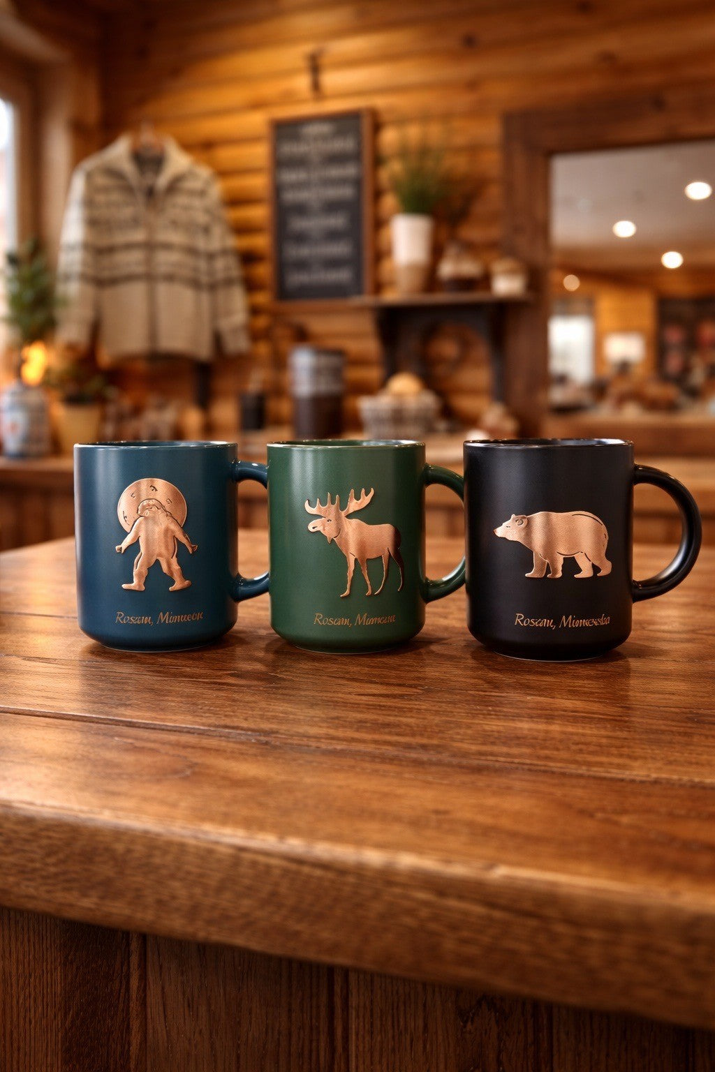 Copper Emblem On Mug