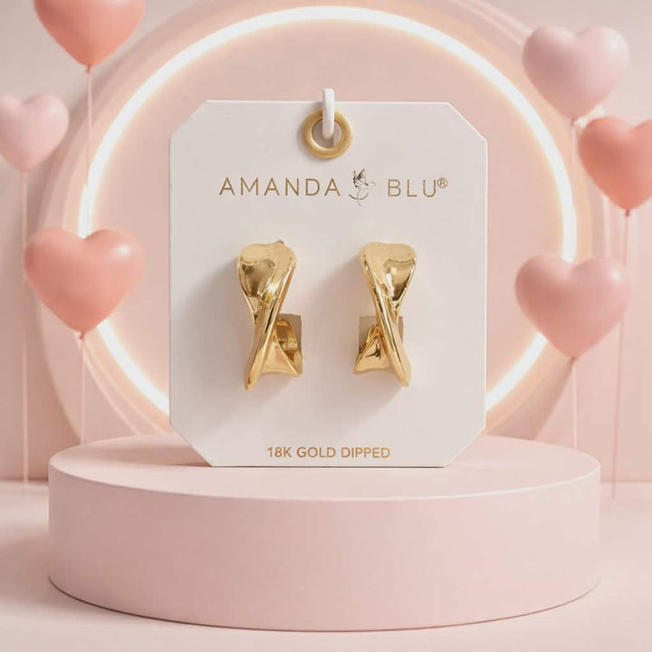 Daphne Hoop | Polished Gold