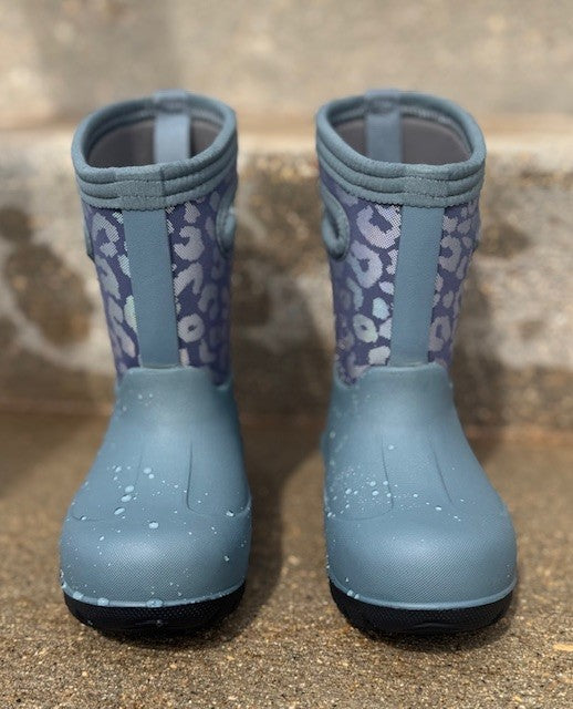 Kids' Neo-Classic Metallic Leopard Boot
