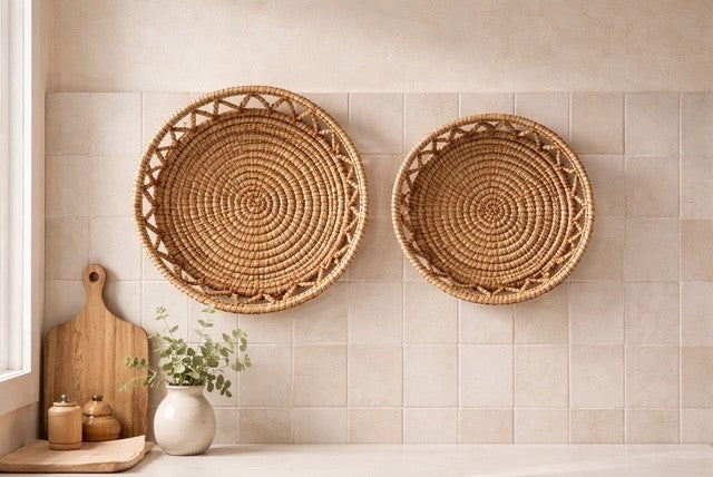 Open Weave Tray Basket