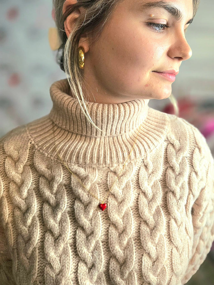 Remi Red Heart Necklace