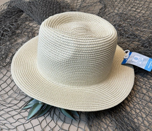 GLOBAL ADVENTURE STRAW FEDORA