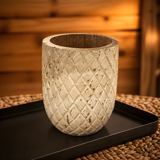 MANGO WOOD PLANTER | 5x5