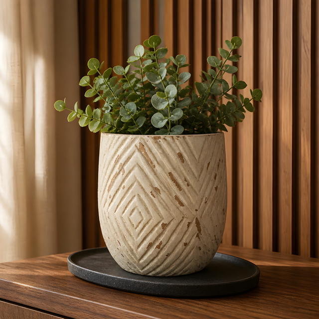 MANGO WOOD PLANTER | 5x5