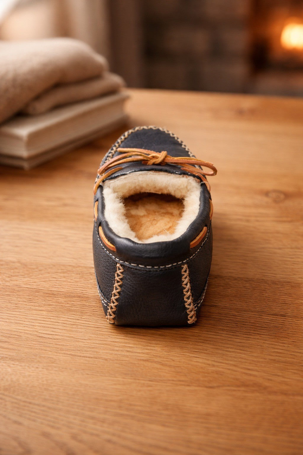 Sheepskin Moose Slipper