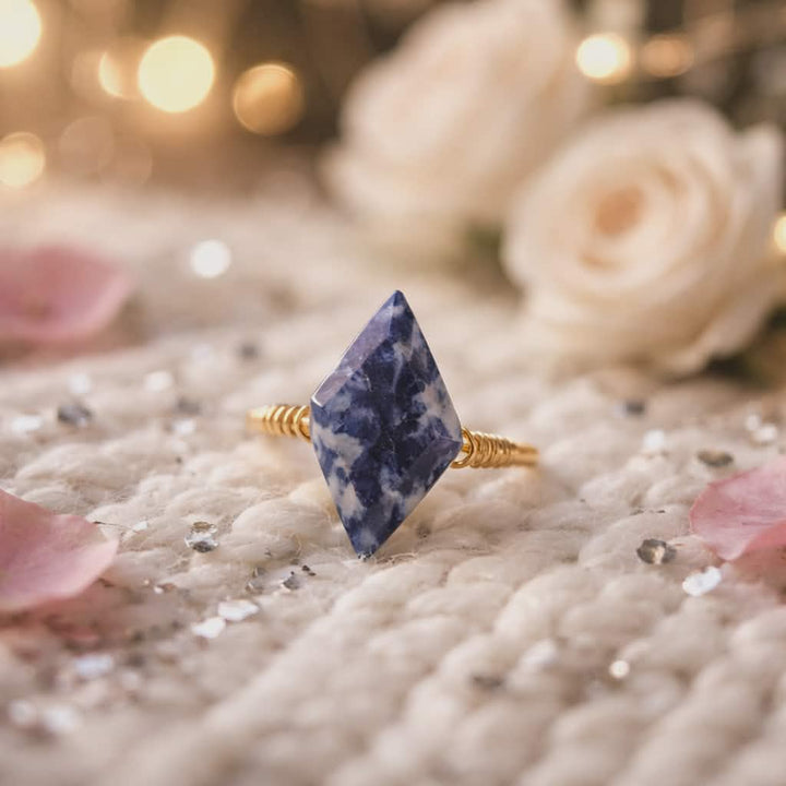 Sodalie Stone | 12K Gold Filled Wrapped Ring