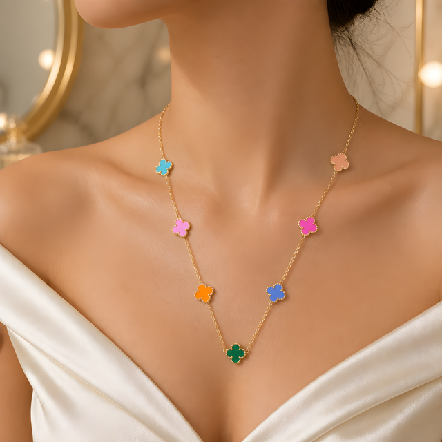 Mini Multi Flora Necklace