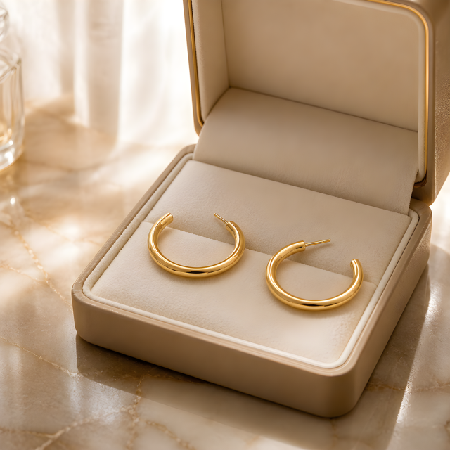 Tessa Tube Hoops | Small