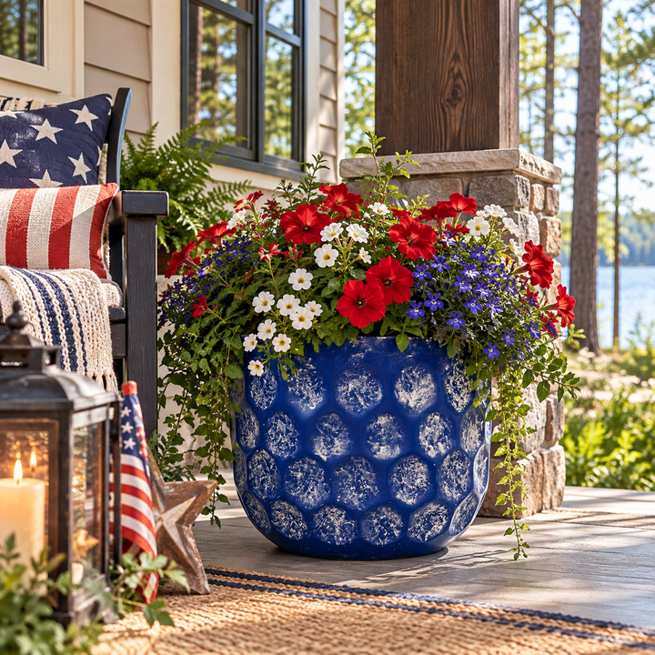 Embossed Honeycomb Planter