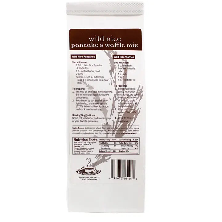 WILD RICE PANCAKE & WAFFLE MIX