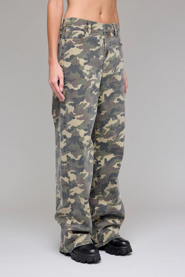 Low Slung Baggy Camo Jeans