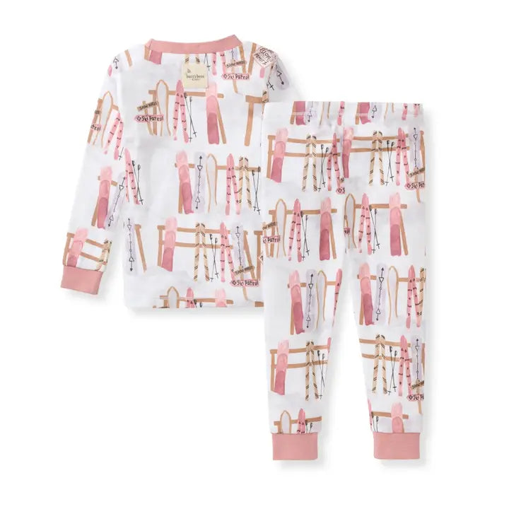 Sunrise Slopes Two-Piece Pajamas - Organic Rose