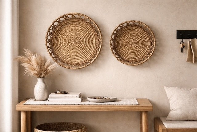 Open Weave Tray Basket