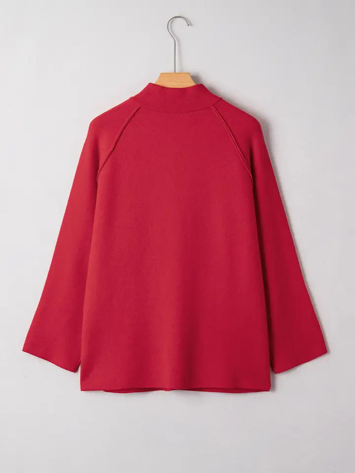 Collared Button Front Wrapped Jacket