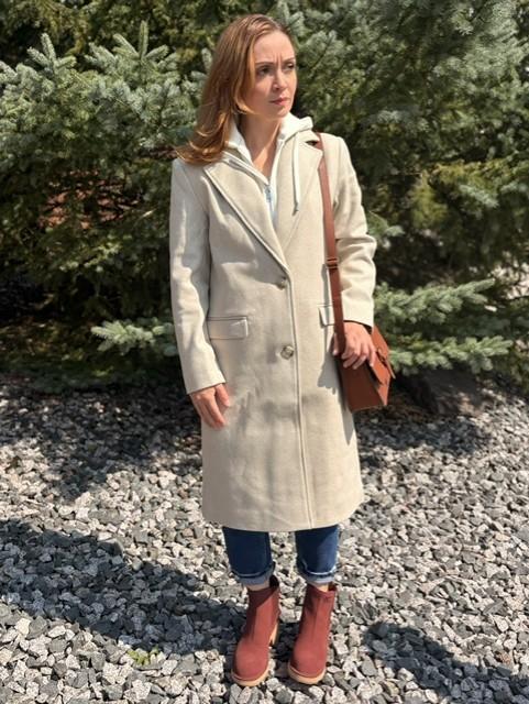 Car Coat With Fooler Hoodie