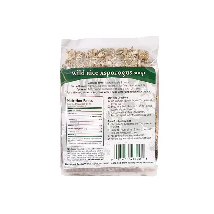 Wild Rice Asparagus Soup