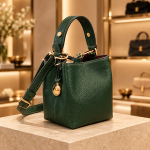 Jessie Leather Small Bucket Crossbody