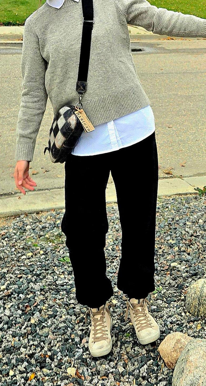 Dove Plush Fleece Lounge High Waist TikTok Sweatpants With Pockets