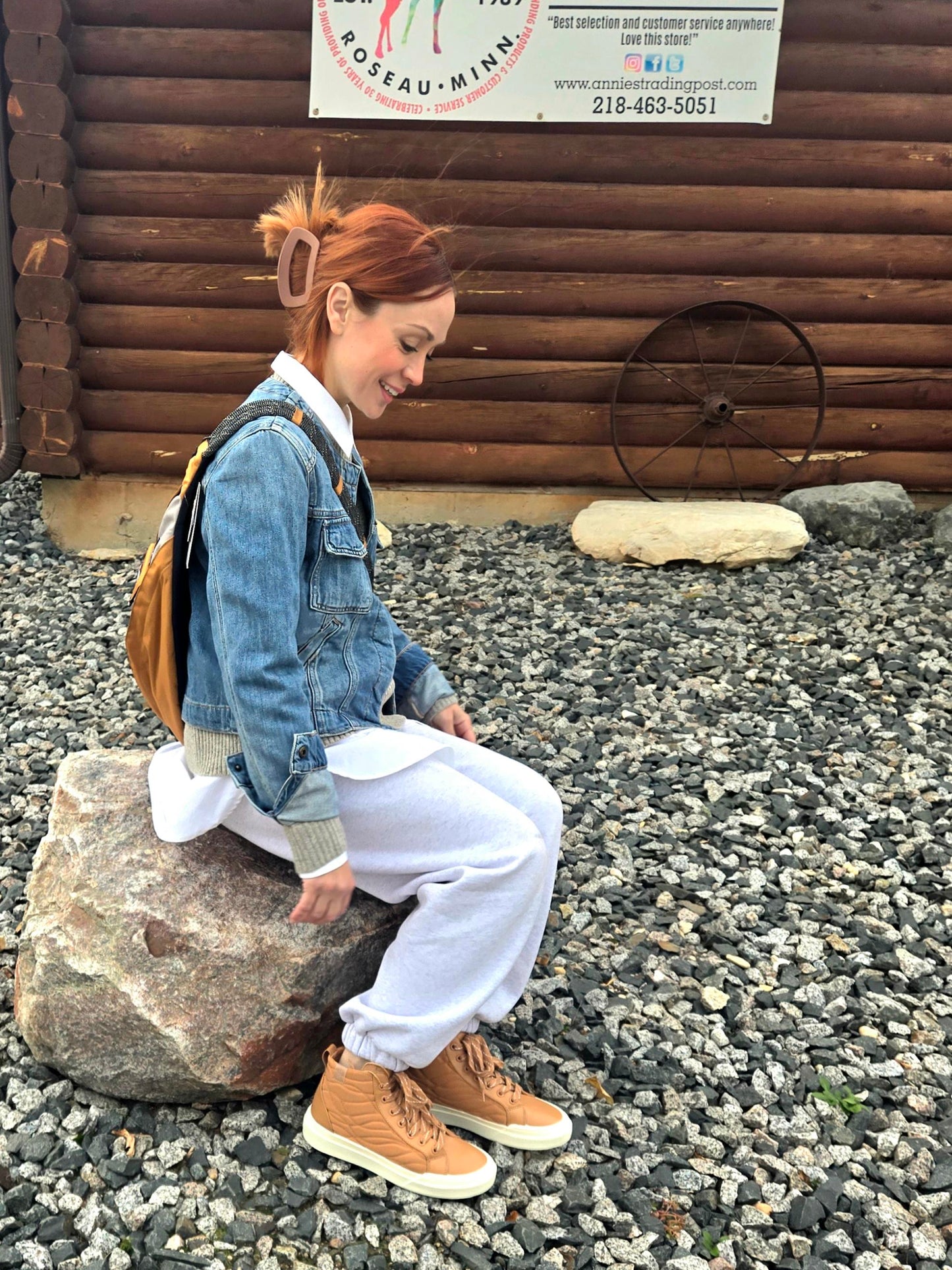 Collarless Trucker Jacket