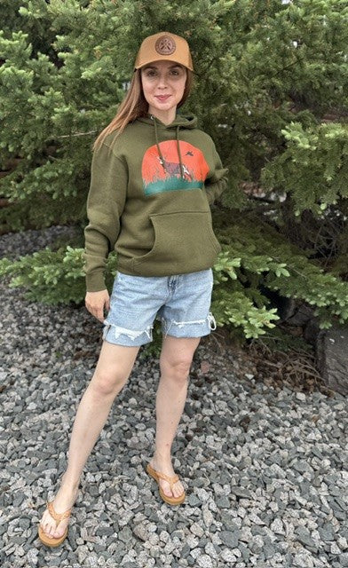 Hunter's Way Hoodie | Army Green