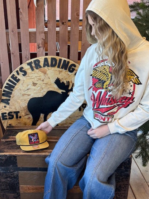 Whiskey Bent Cropped Hoodie