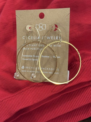 LARGE THREADER HOOPS