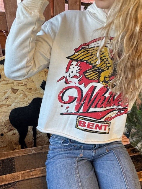 Whiskey Bent Cropped Hoodie
