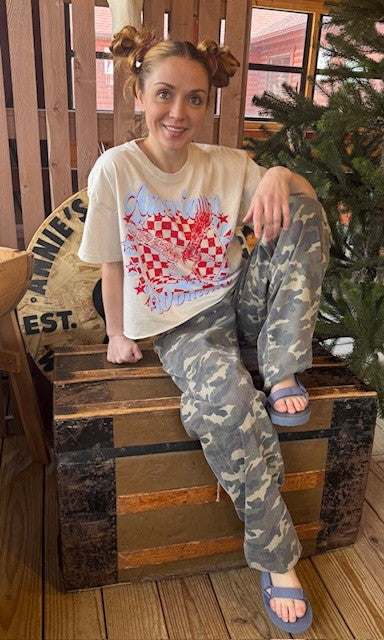 American Women Relaxed Crop T-Shirt