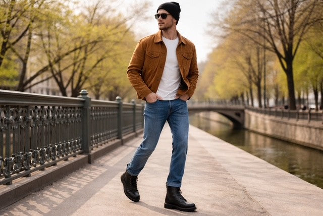 Mens Hi-Line Lace Boot WP