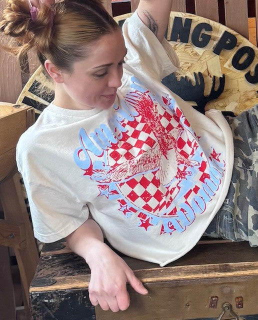 American Women Relaxed Crop T-Shirt