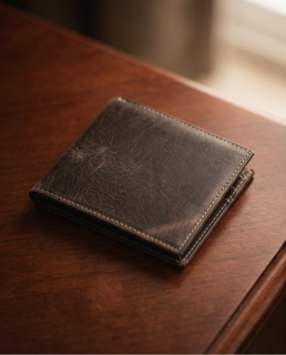 Buffalo Leather Bifold + Chip Reading Protection