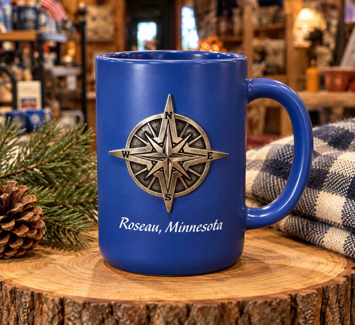 Copper Emblem On Mug