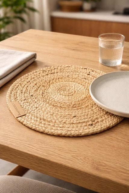 Hemp Braided Round Placemat