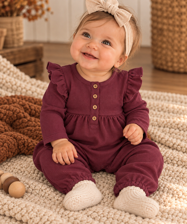 Thermal Baby Girl Jumpsuit