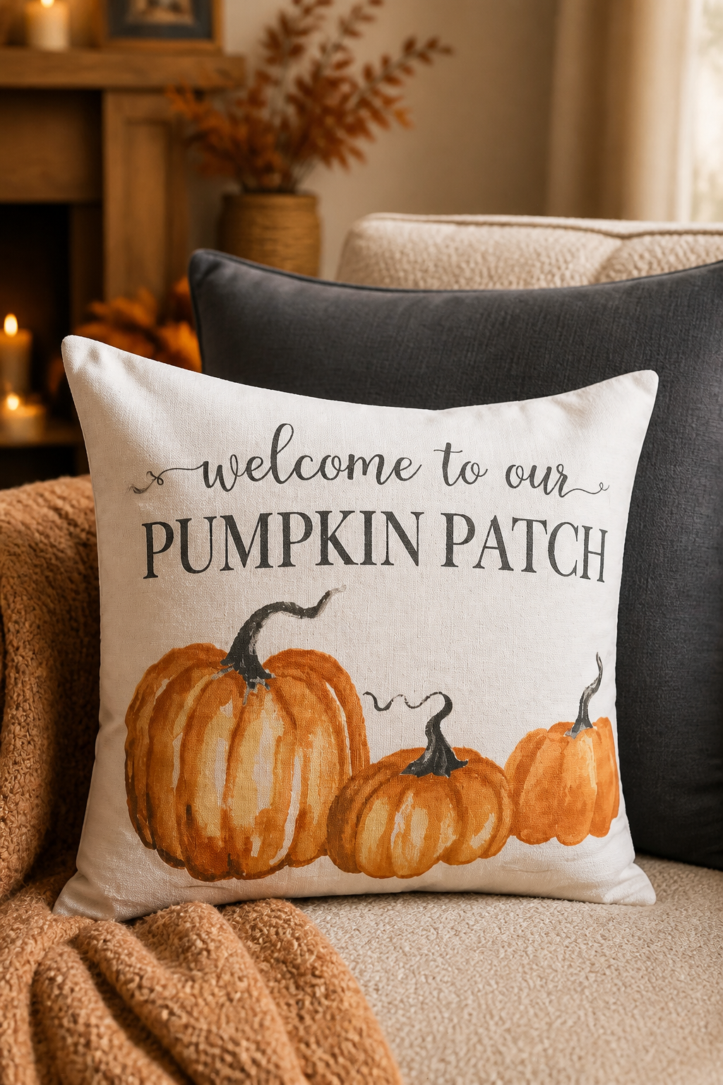 Pumpkin Accent Pillow