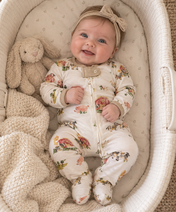 Barnyard Organic Cotton Sleep + Play| Baby