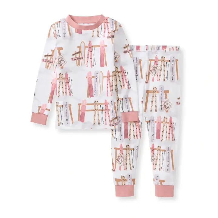 Sunrise Slopes Two-Piece Pajamas - Organic Rose