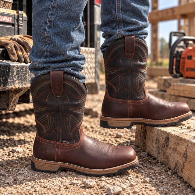 Men's 11" Pull-On Work Boot | Marshall