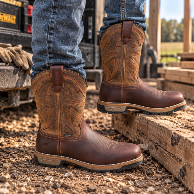Men's 11" Pull-On Work Boot | Marshall