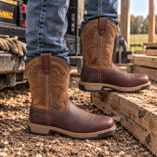 Men's 11" Pull-On Work Boot | Marshall