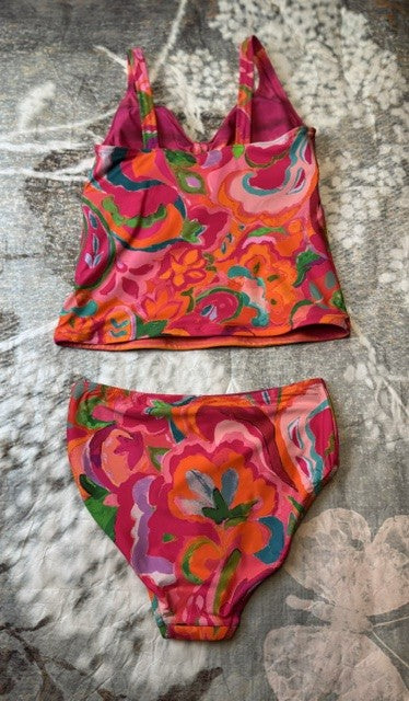 Reversible High Waisted Swim Bottom