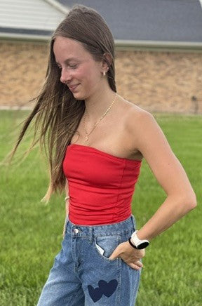 VERSATILE CLASSIC STRAPLESS CROP TOP