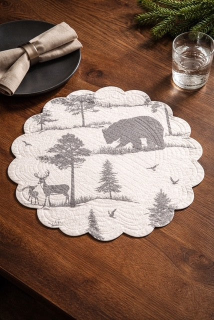 Round Quilted Placemat