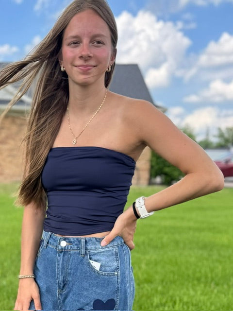 VERSATILE CLASSIC STRAPLESS CROP TOP
