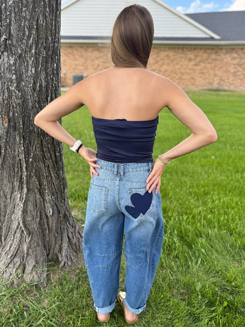 VERSATILE CLASSIC STRAPLESS CROP TOP